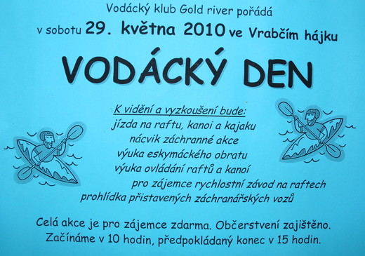 Vodácký den 29.05.2010