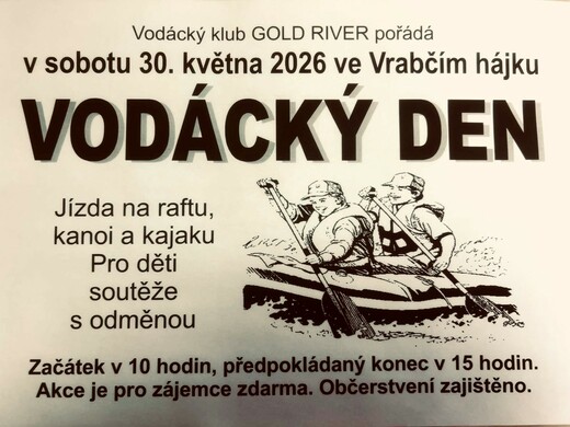 DĚTSKÝ VODÁCKÝ DEN 2026